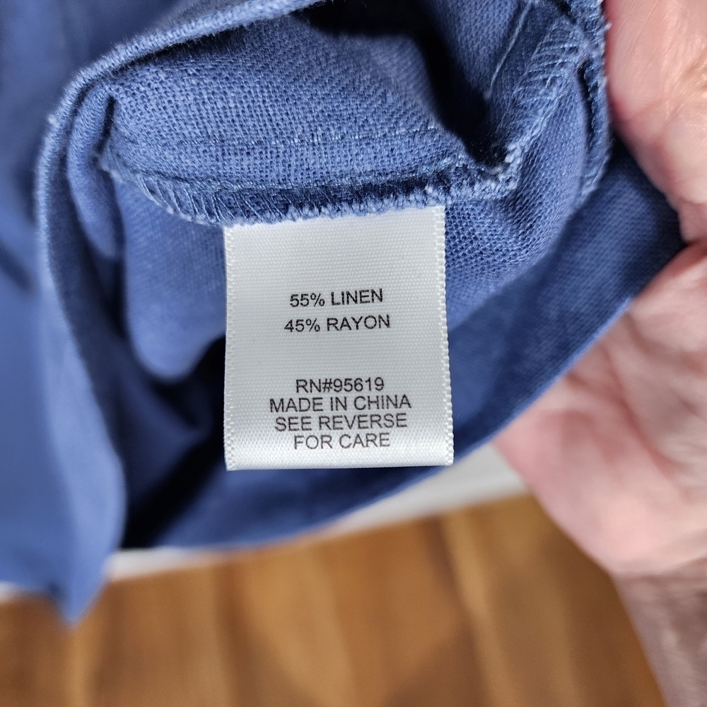 SINGLE THREAD LINEN BLEND DRESS - Picture 9 of 9
